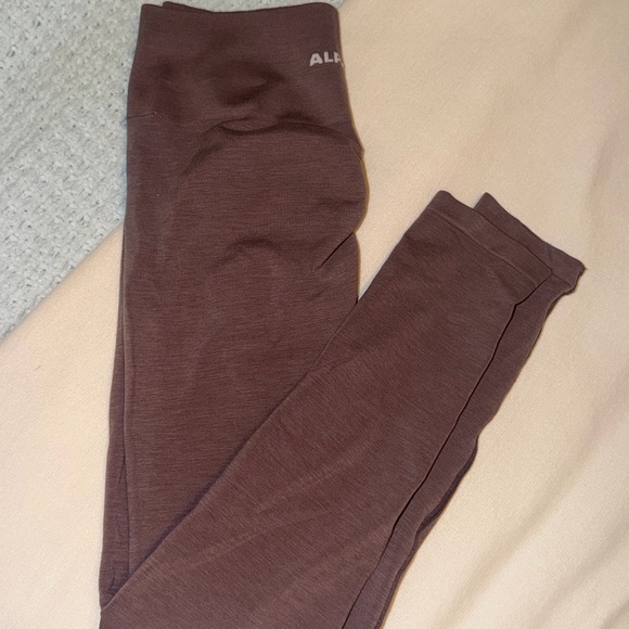 ALPHALETE AMPLIFY LEGGING SIZE M COLOR BLACK GARNET 💌 - Picture 4 of 5
